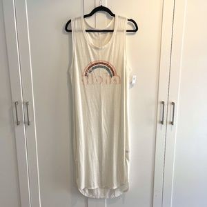 Aerie White Easy Knit Cover Up